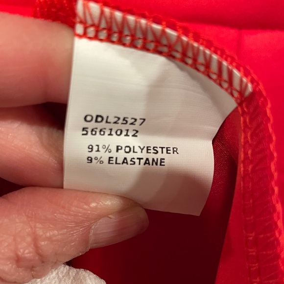 Vibrant Red Bowknot Ruched Asymmetrical Dress Size XL - Picture 5 of 7